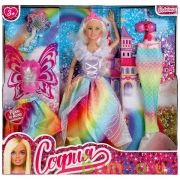 Кукла 29 см София, руки и ноги сгибаются, в комплекте расческа и одежда 3-в-1 ТМ "КАРАПУЗ"в кор.24шт | фото №0