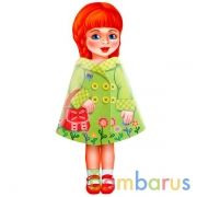 "УМКА". КНИЖКА-КУКЛА. ШАТЕНКА ФОРМАТ: 154Х344ММ - КУКЛА, КНИЖКА 146Х156ММ, ОБЪЕМ 16СТР. в кор.3*30шт | фото №0