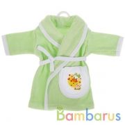 Одежда для кукол 40-42см махровый халат жираф КАРАПУЗ в кор.100шт | фото №0