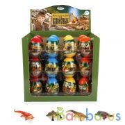 КРОКОДИЛЫ, ЧЕРЕПАХИ И ЗМЕИ "ИГРАЕМ ВМЕСТЕ" МИКС 22 ВИДА 3" В ЦВ. ЯЙЦАХ, УП-36ШТ в кор.2уп | фото №0