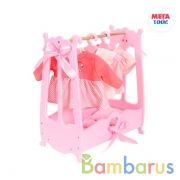 Вешалка для кукольной одежды (шкаф цвет розовый) коллекции Diamond Princess в кор.6шт | фото №0