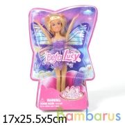 КУКЛА С КРЫЛЬЯМИ, С АКСЕСС., В АССОРТ. В ПЛАСТ. 22СМ в кор.2*48шт | фото №0