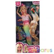 Кукла 29 см София русалка, руки и ноги сгибаются, светящаяся прядь ТМ "КАРАПУЗ" в кор.24шт | фото №0