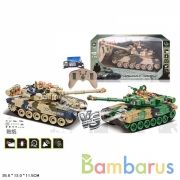 Танк р/у свет+звук, в ассорт. в кор. в кор.20шт | фото №0