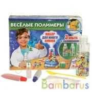 ИГРУШКА ОПЫТЫ "ИГРАЕМ ВМЕСТЕ": Весёлые полимеры в русс. кор. в кор.36шт | фото №0