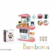 Набор игровой кухня, на бат. свет+звук, с аксесс. 889-164 в кор. в кор.6шт | фото №0