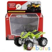 Модель "Технопарк" металл. инерц. КВАДРОЦИКЛ 11см, цвет в ассорт. в русс. кор. в кор.2*36шт | фото №0