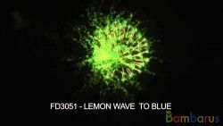 FD3051 (Шар 3") LEMON WAVE TO BLUE 3" | фото №0