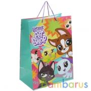 ПАКЕТ ПОДАРОЧНЫЙ "ИГРАЕМ ВМЕСТЕ" PET SHOP. 33Х46Х20СМ, ГЛЯНЦЕВЫЙ В ПАК. УП-12ШТ в кор.6уп | фото №0