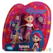 Кукла 29 см ФЕЕРИНКИ Бусинка,  руки и ноги сгиб, крылья свет. в тем, блистер КАРАПУЗ в кор.12шт | фото №0