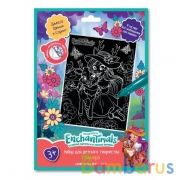 Набор д/дет творчества ЭНЧЕНТИМАЛС гравюра 18*24 см, серебряная МУЛЬТИ АРТ в кор.120шт | фото №0