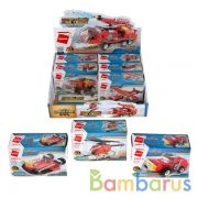 Конструктор пласт. машина пожарная, в ассорт. в кор. в дисплее уп-8шт в кор.16уп | фото №0