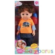 КУКЛА ФУНКЦ ТМ Карапуз Никита 36см, пьет и писает, плачет наст. слезами, с аксесс. в кор. в кор.12шт | фото №0
