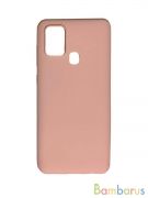 Чехол силиконовый Silicon Cover для Samsung A21s (Розовый песок) | фото №0
