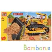 КОНСТРУКТОР "ГОРОД МАСТЕРОВ" БУЛЬДОЗЕР, С ФИГУРКОЙ, 394 дет. В РУСС. КОР. в кор.20шт | фото №0
