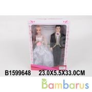 Набор из 2-х кукол 29см (жених и невеста) 1314 в кор. в кор.2*42наб | фото №0
