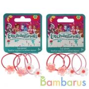 Аксессуары д/девочек ЭНЧЕНТИМАЛС резинки д/волос с украш. цветы, 4шт МИЛАЯ ЛЕДИ уп-10шт в кор.100уп | фото №0