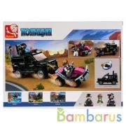 Конструктор пласт. полиция, машина с фигурками, 293дет. в русс. кор. 33*23,7*5,4см в кор.32шт | фото №0