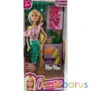 Кукла 29 см София, радужные волосы, с акс, руки и ноги сгибаются в кор КАРАПУЗ в кор.24шт | фото №0