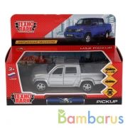 ТМ Технопарк. Машина металл "UAZ PICKUP", длина 12 см, откр дв, багаж, инерц, в кор.2*36шт | фото №0