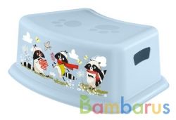 ПОДСТАВКА ДЕТСКАЯ С ДЕКОРОМ (Светло-голубой) в кор.12шт | фото №0