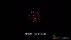 FD3041 (Шар 3") RED CROSSETTE | фото №0