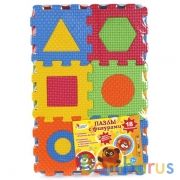 МИНИ-КОВРИК СБОРНЫЙ "ИГРАЕМ ВМЕСТЕ" "ЛЮБИМЫЕ ГЕРОИ" С ФИГУРАМИ, 18 ЭЛ. 9*9СМ В ПАК. в кор.2*120шт | фото №0