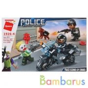 Конструктор пласт. мотоцикл с фигурками, 165дет. в кор. в кор.64шт | фото №0