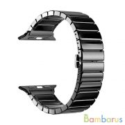 Ремешок Deppa Band Ceramic для Apple Watch 42/44 mm, керамический (Черный) | фото №0