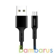 Дата-кабель Joyroom S-M351 ZHIYA Series Braided Data Cable,100cm (Micro) (Черный) | фото №0