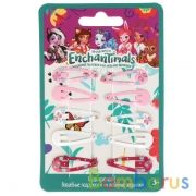 Аксессуары д/девочек ЭНЧЕНТИМАЛС 10 заколок для волос на карт. в пак. МИЛАЯ ЛЕДИ уп-10шт в кор.100уп | фото №0