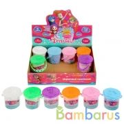 Шариковый крупнозерн. незаст. пласт-н с блёстками Multiart Фееринки, 8гр. в диспл. уп-12шт в кор.4уп | фото №0