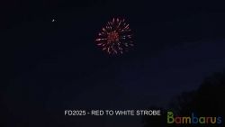 FD2025 ( Шар 2,5" )  RED TO WHITE STROBE | фото №0