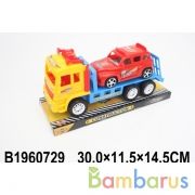 Трейлер инерц. с машинкой, цвет в ассорт. в пласт. в кор.2*36шт | фото №0