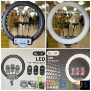 Профессиональная кольцевая лампа RL-19 диаметром 45 см | фото №0