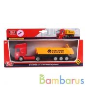 САМОСВАЛ "ТЕХНОПАРК" "ГОРСТРОЙ" МЕТАЛЛ., ПОДВИЖНЫЕ ЭЛЕМЕНТЫ В РУСС. КОР. в кор.4*12шт | фото №0