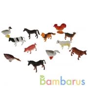 НАБОР ИЗ 12-И ДОМАШНИХ ЖИВОТНЫХ "ИГРАЕМ ВМЕСТЕ" В АССОРТ. В ПАК. (РУСС. УП.) в кор.8*12наб | фото №0