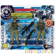 Набор солдатиков с оружием, блист.23*19*4см ИГРАЕМ ВМЕСТЕ в кор.2*60шт | фото №0