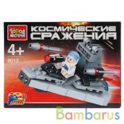 КОНСТРУКТОР "ГОРОД МАСТЕРОВ" КОСМИЧЕСКИЕ СРАЖЕНИЯ, С ФИГУРКОЙ В РУСС. КОР. в кор.80шт | фото №0