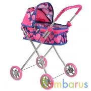 Коляска мет, кол. 4шт*10см рез, рез на руч. канапе круг 45*29.5*56, пакет КАРАПУЗ в кор.2*6шт | фото №0