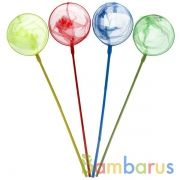 Сачок детский 18см, ручка 60см, цвет в ассорт. "ИГРАЕМ ВМЕСТЕ" уп-20шт в кор.5уп | фото №0