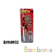 Набор оружия (ножны+меч+нунчаки) на карт. в кор.2*36шт | фото №0