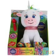 Игрушка мягкая Шаинский музыка единорог учим буквы, цифры, рог свет 25см МУЛЬТИ-ПУЛЬТИ в кор.12шт | фото №0