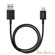 Кабель Deppa USB A - USB Type-C, USB 3.0, 1.2м (Черный) | фото №0