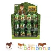 ДОМАШНЕЕ ЖИВОТНОЕ "ИГРАЕМ ВМЕСТЕ" В АССОРТ. В ПРОЗРАЧНОМ ЯЙЦЕ В ДИСПЛЕЕ (РУСС. УП) УП-36ШТ в кор.2уп | фото №0