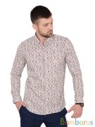 Бежевая Мужская Рубашка Damon | фото №0