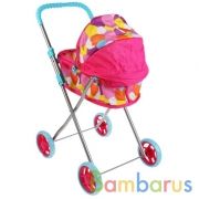 Коляска мет, кол. 4шт*10см рез, рез на руч. канапе круг 45*29.5*56, пакет КАРАПУЗ в кор.2*6шт | фото №0