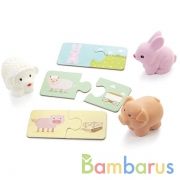 УВЛЕКАТЕЛЬНАЯ ГЕОГРАФИЯ № 3. ОВЕЧКА, ЗАЯЦ, ПОРОСЕНОК  в кор.24шт | фото №0