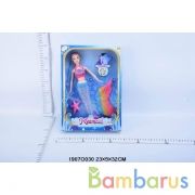 Кукла русалка свет+звук, с аксесс., в ассорт. в кор. в кор.2*36шт | фото №0