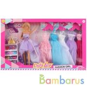 Кукла гнущаяся, с одеждой и аксесс., в ассорт. в кор. в кор.6шт | фото №0